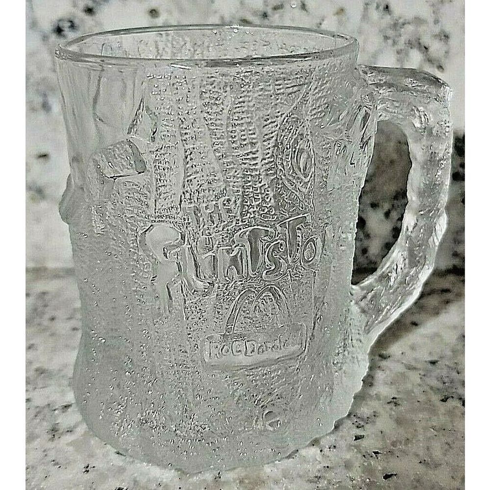 McDonald's The Flintstones RocDonald's 1993 Vintage Treemendous Mug Glass France
